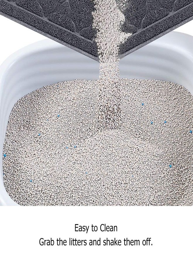 unipaws Cat Litter Trapping Mat, Litter Box Scatter Control Pad, Litter Free Floors and Urine Waterproof, Gentle on Paws, No Phthalate - Image 4